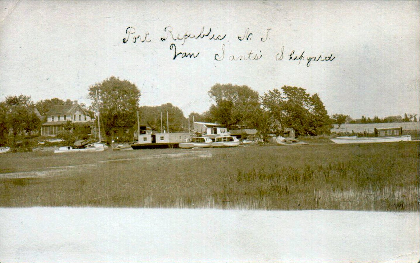 Port Republic Van Sants Shipyard 1915 Port Republic Old